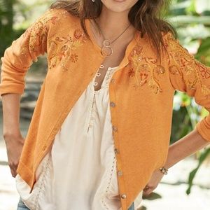 Vintage Beauty Cardigan Tangerine Orange